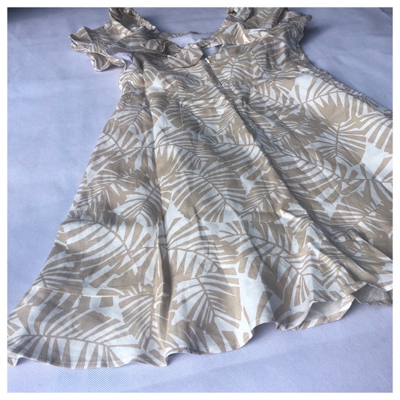 Loft Palm Beach Tie Back Flare Dress 2 4 6 - Picture 9 of 13